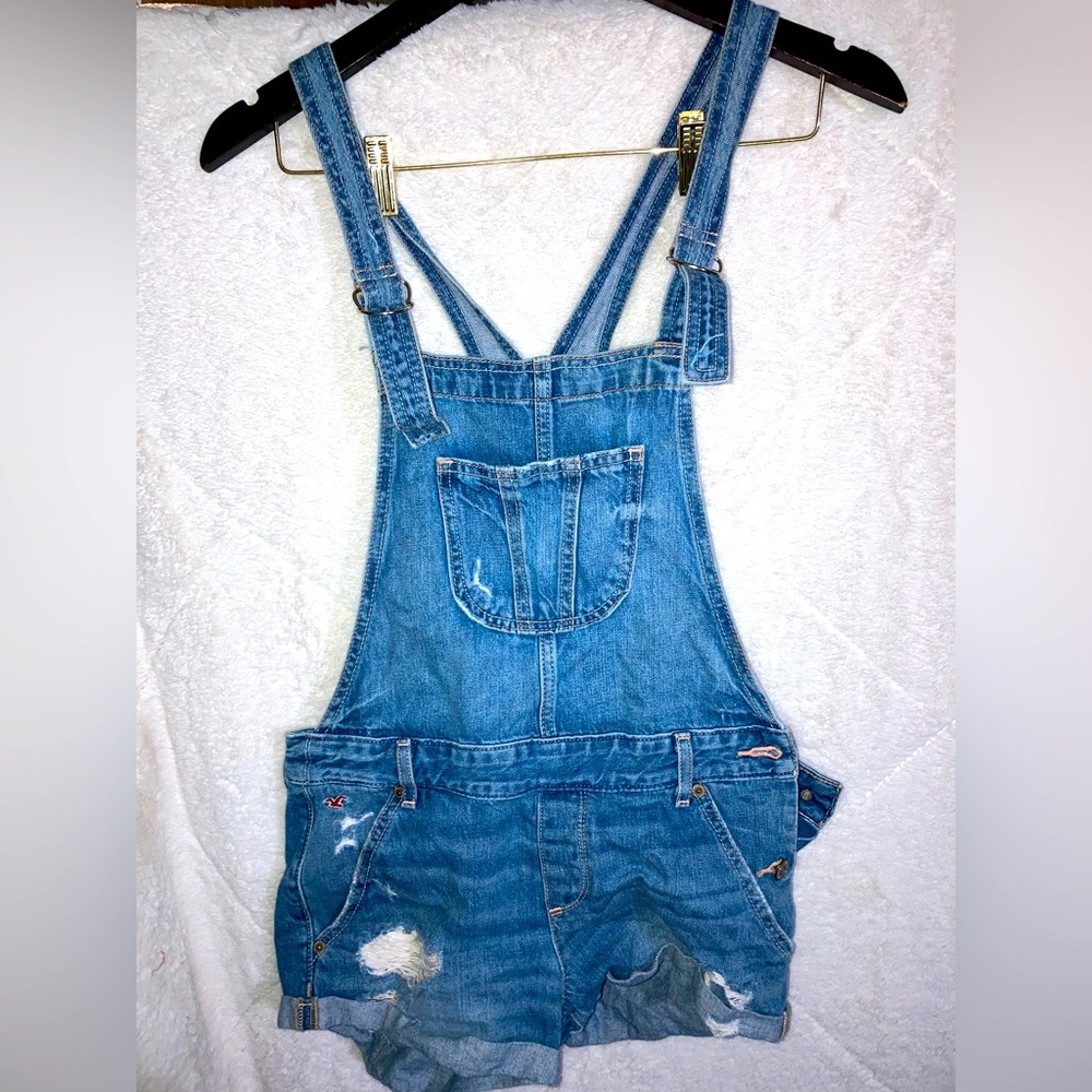 Hollister overall shorts
